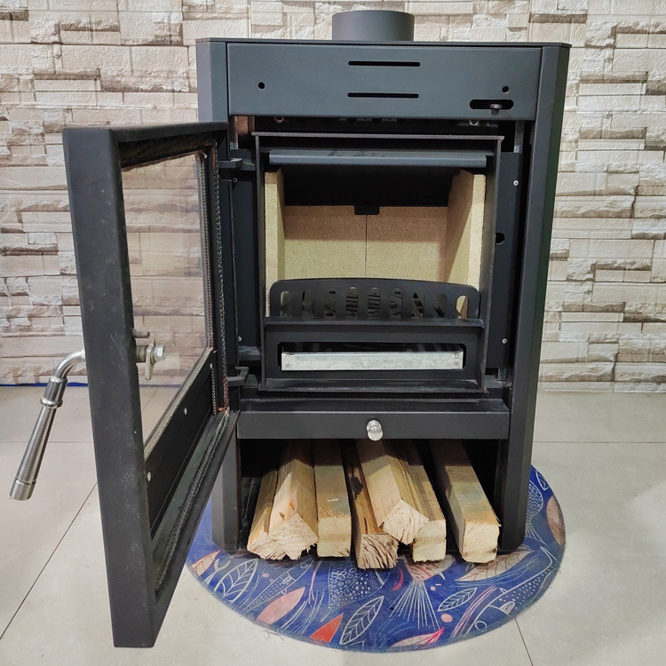 OEM German Living Room Fire Place Wood Burning Stove Indoor Fire Pit Cast Iron Stove Door Wood Stove Fireplace