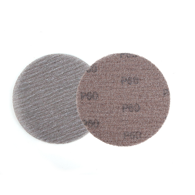 5-Inch Mesh Abrasive Sanding Discs Hook & Loop Sandpaper Dust Free Anti-Blocking Net Sandpaper Disc for Auto Body/Metal/Wood