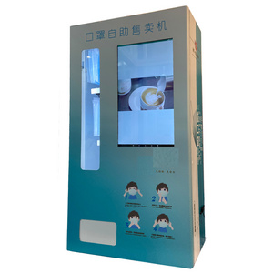 Touch screen Operated Mask Vending Machine for facial mask socks hair band light package PPE  KN95 mask dispenser