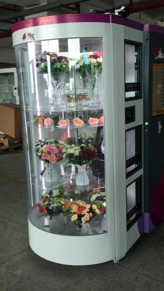 New fresh floss flower vending machine for sale with humidty and temperature control high quality tested by market for 4 year