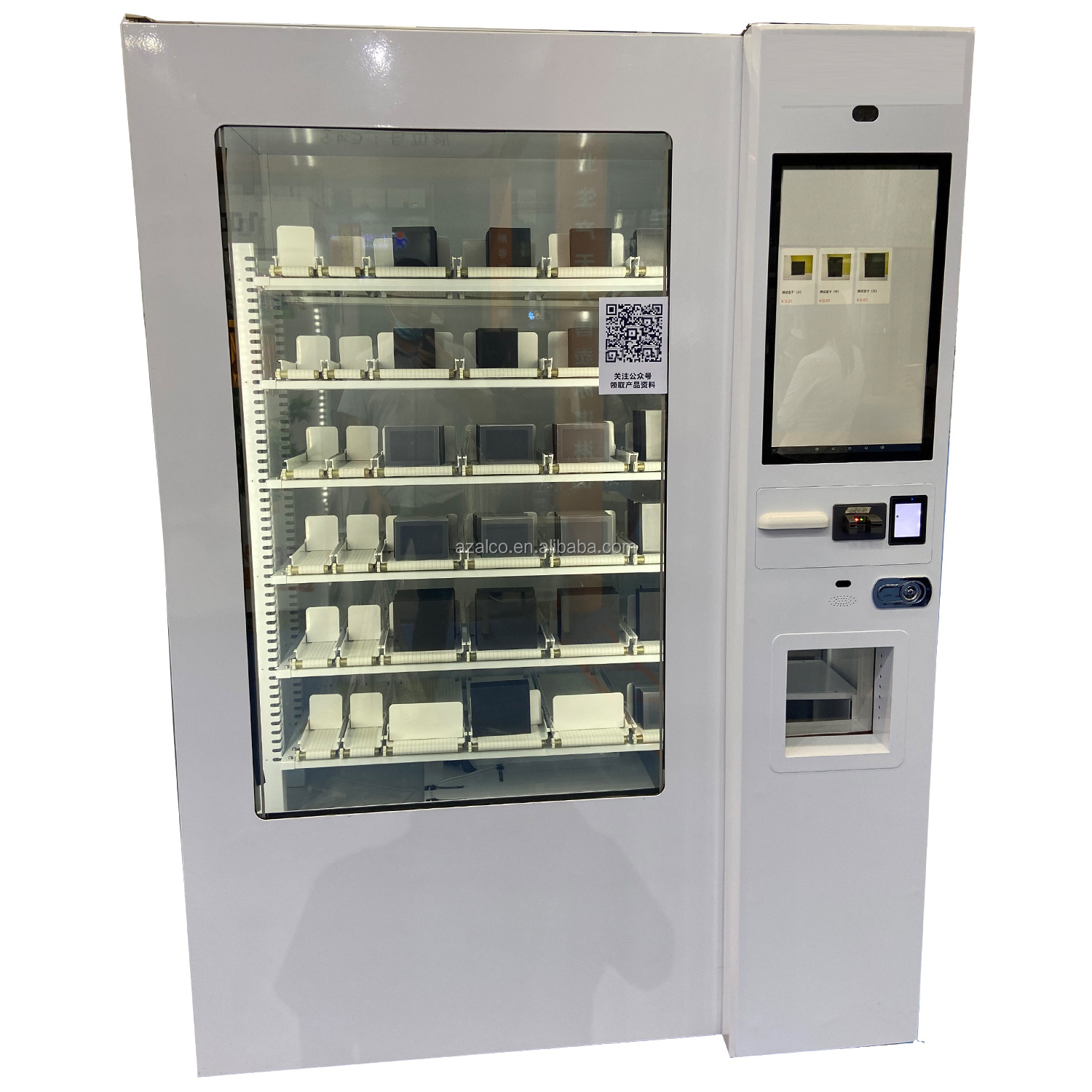 Red Wine vodka whisky Tequila vending machine with lift  and belt system  and ID scanner age verificate black  beer champagne vm