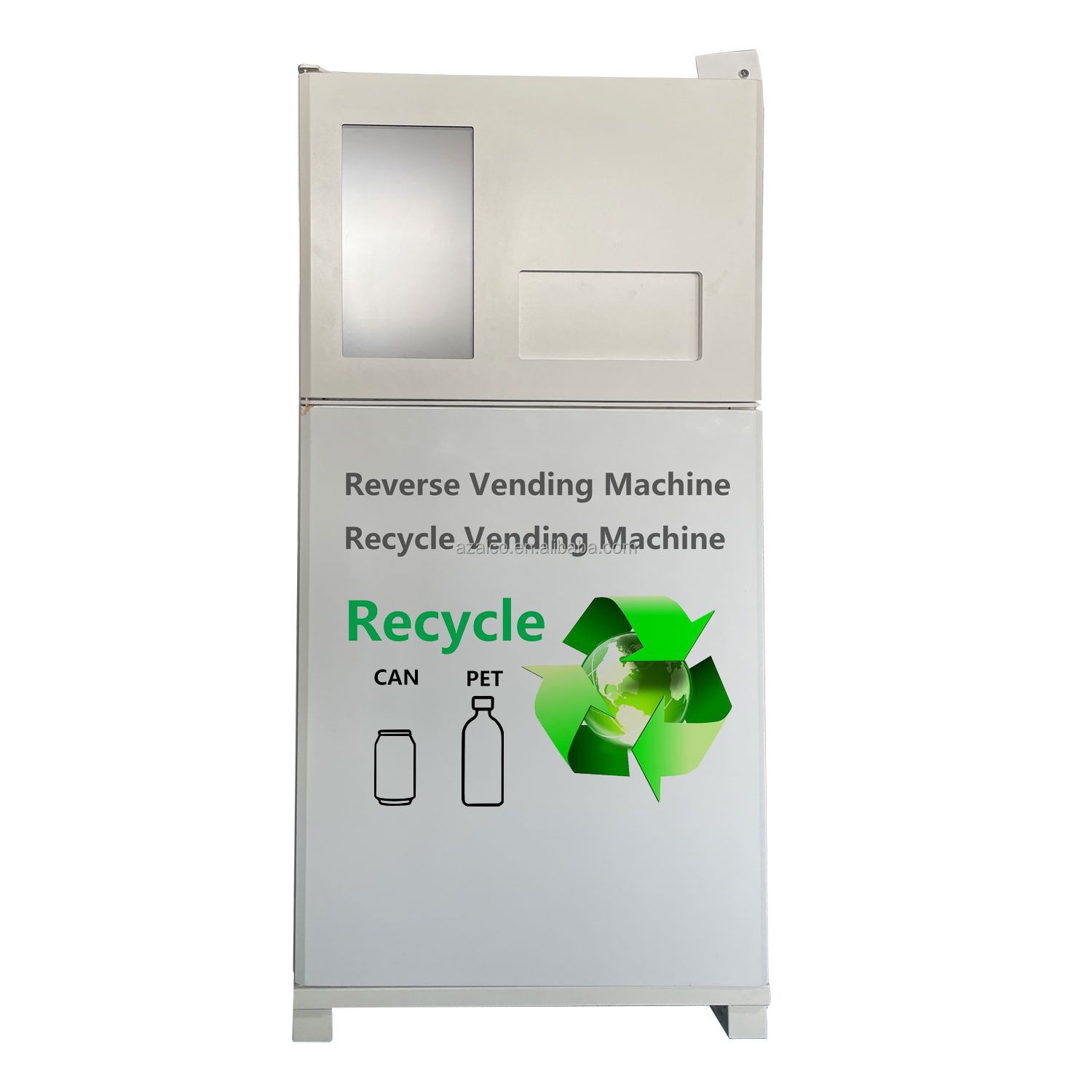 Automatic reverse vending machine recycle PET bottles Can big storage  device with compact function full software