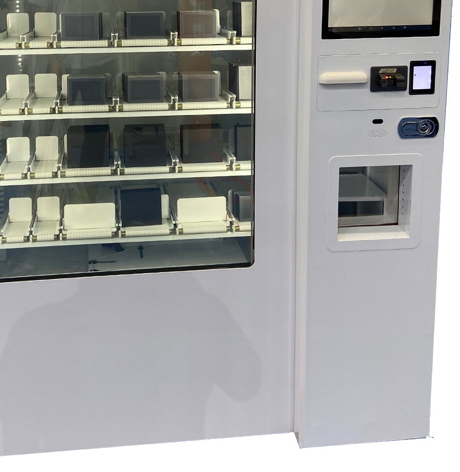 Hot and cold food vending machine plus coin and bill system food wine vending machine with lift  and belt system for sale