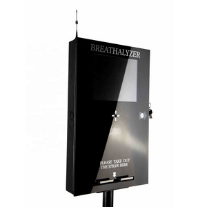 China Alcohol Breathalyzer Vending Machine with bank card reader touch screen