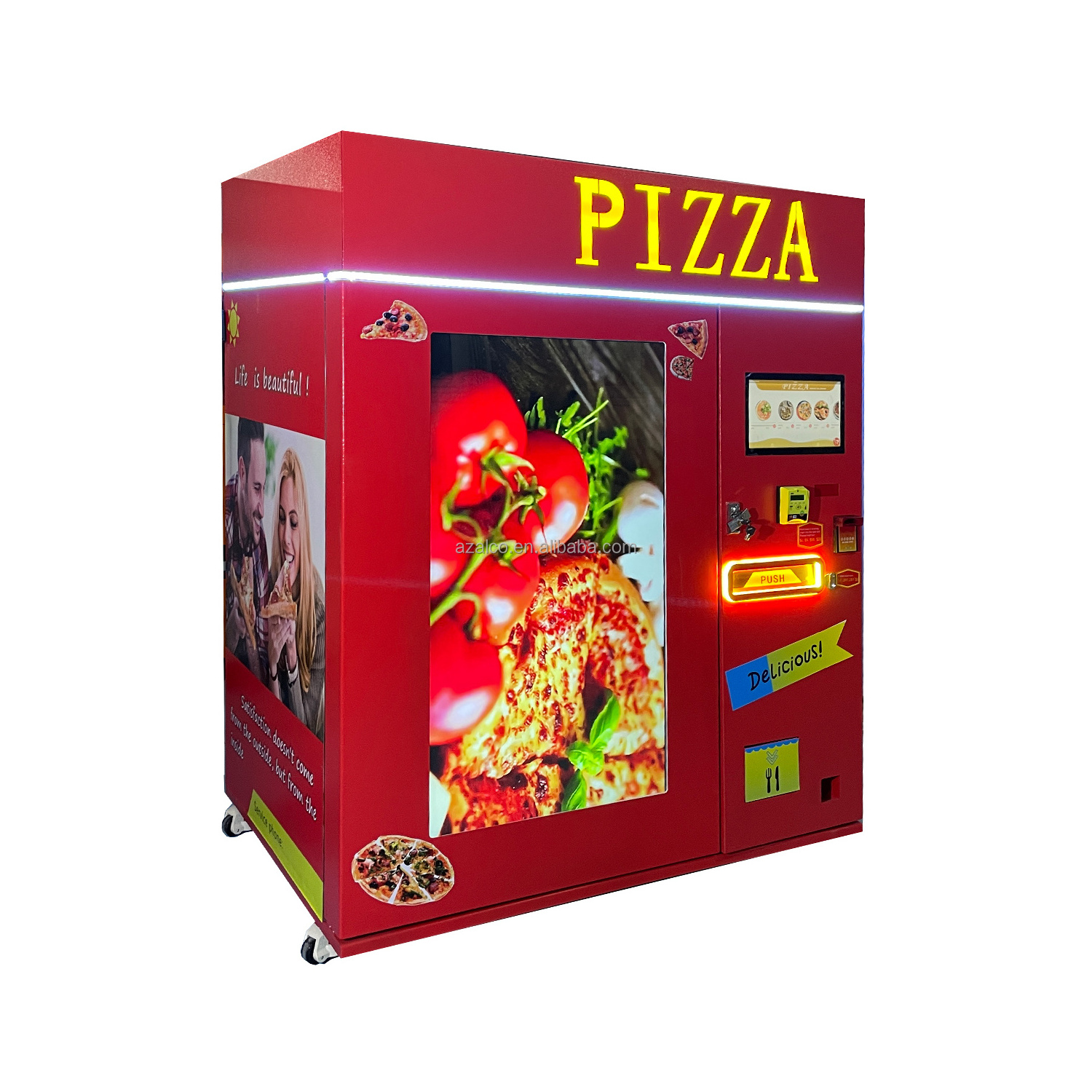 Self-service Robot Hot Pizza Making Vending Machine Fast Food Fully Automatic Pizza Vending Machine For Airport