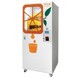 2024 automatic fresh orange juice vending machine for sale coin bill online QR code bank card credit card payment system