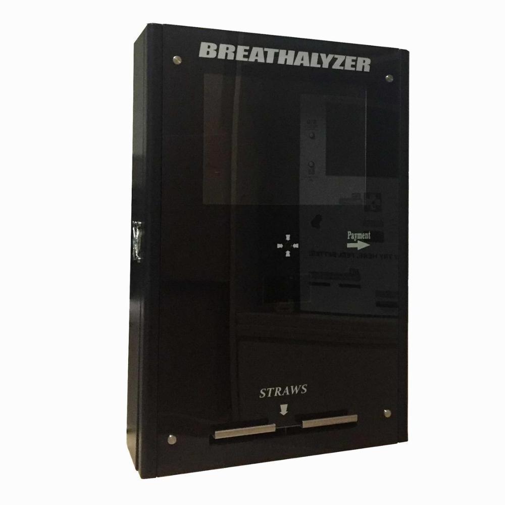 Coin operated smart breathalyzer vending machine with credit card reader Port for America