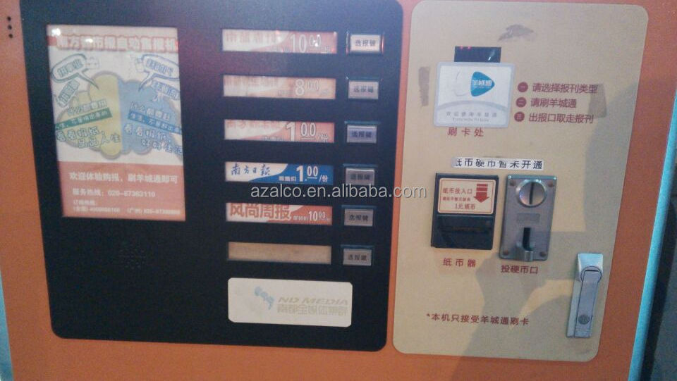 High Capacity Book/DVD/Magazine/newspaper Vending Machine for Sale