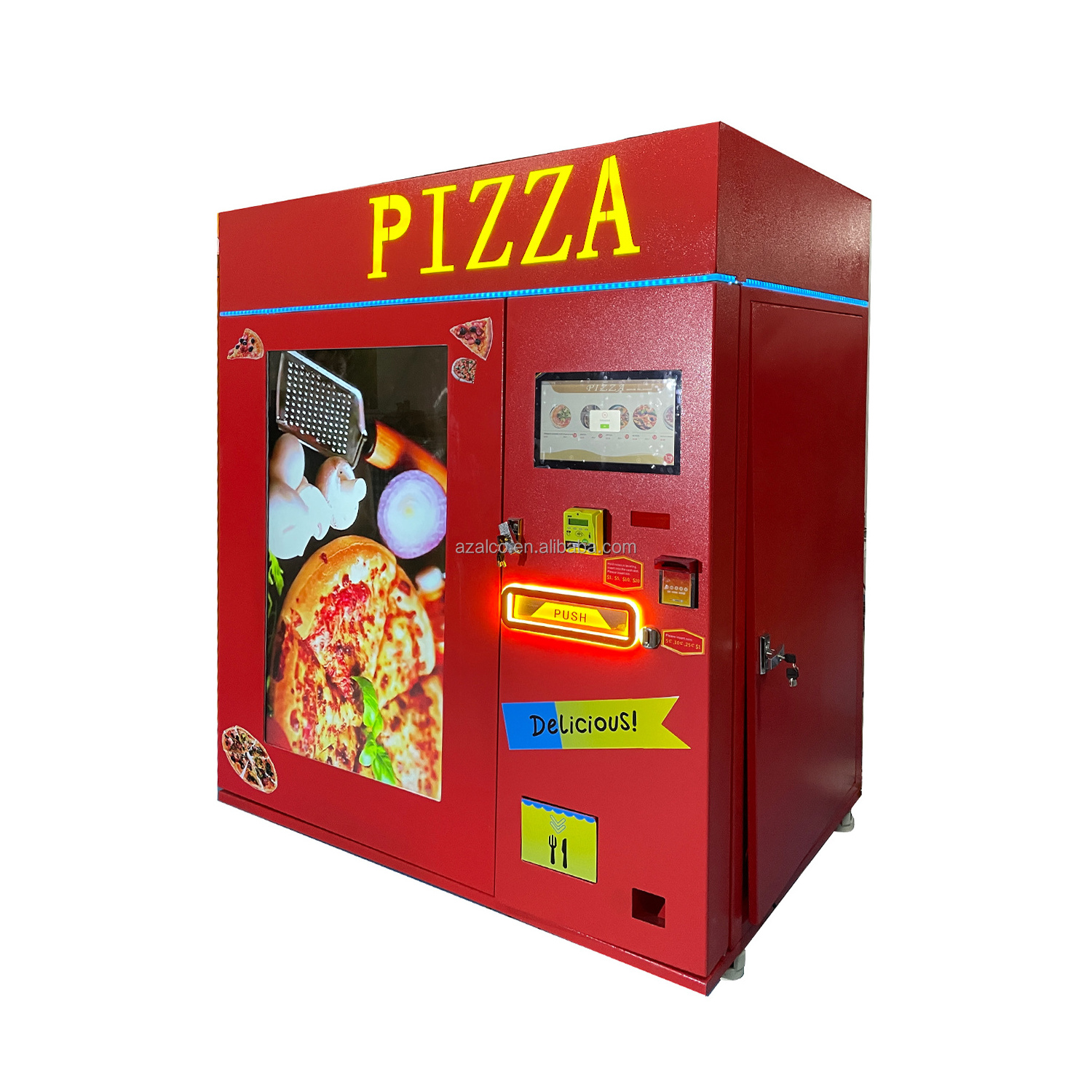 Self-service Robot Hot Pizza Making Vending Machine Fast Food Fully Automatic Pizza Vending Machine For Airport