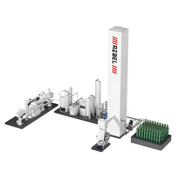 Azbel 3000m3/h Air Separation Unit Made In China large-scale Cryogenic Nitrogen generator N2 production for station filling