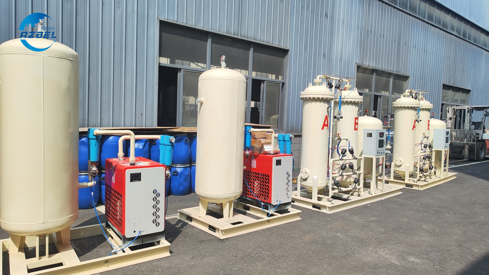 AZBEL oxygen plant online monitoring system oxygen gas manufacturing plant Metal cutting welding oxygen plant