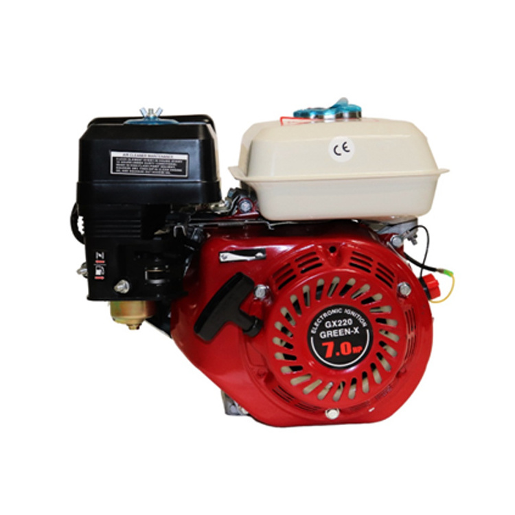 Air Cooled Single Cylinder Four Stroke Engine Best Performance 11Nm Torque Green X GX220 Gasoline Engine at Reasonable Price