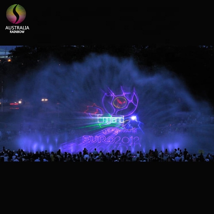 3D Hologram Water Screen Fountain Music Dancing Water Screen Fountain Show