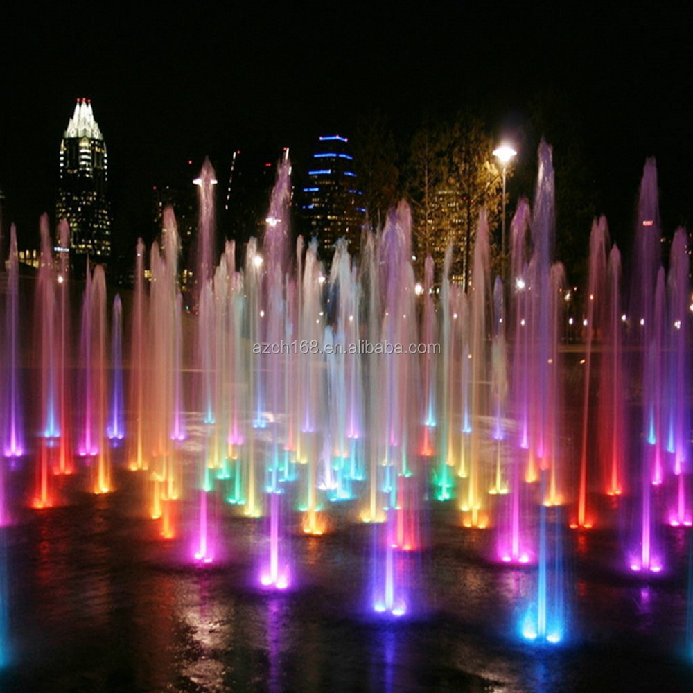 Outdoor Funny Water Fountains, LED Fountain For Decoration