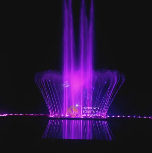 Outdoor Large Lake 60M Long Laser Water Screen Movie Decoration Music Dancing Floating Fountains for Large Pond