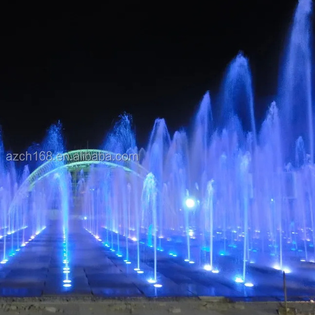 Funny playing children interactive dry water fountain