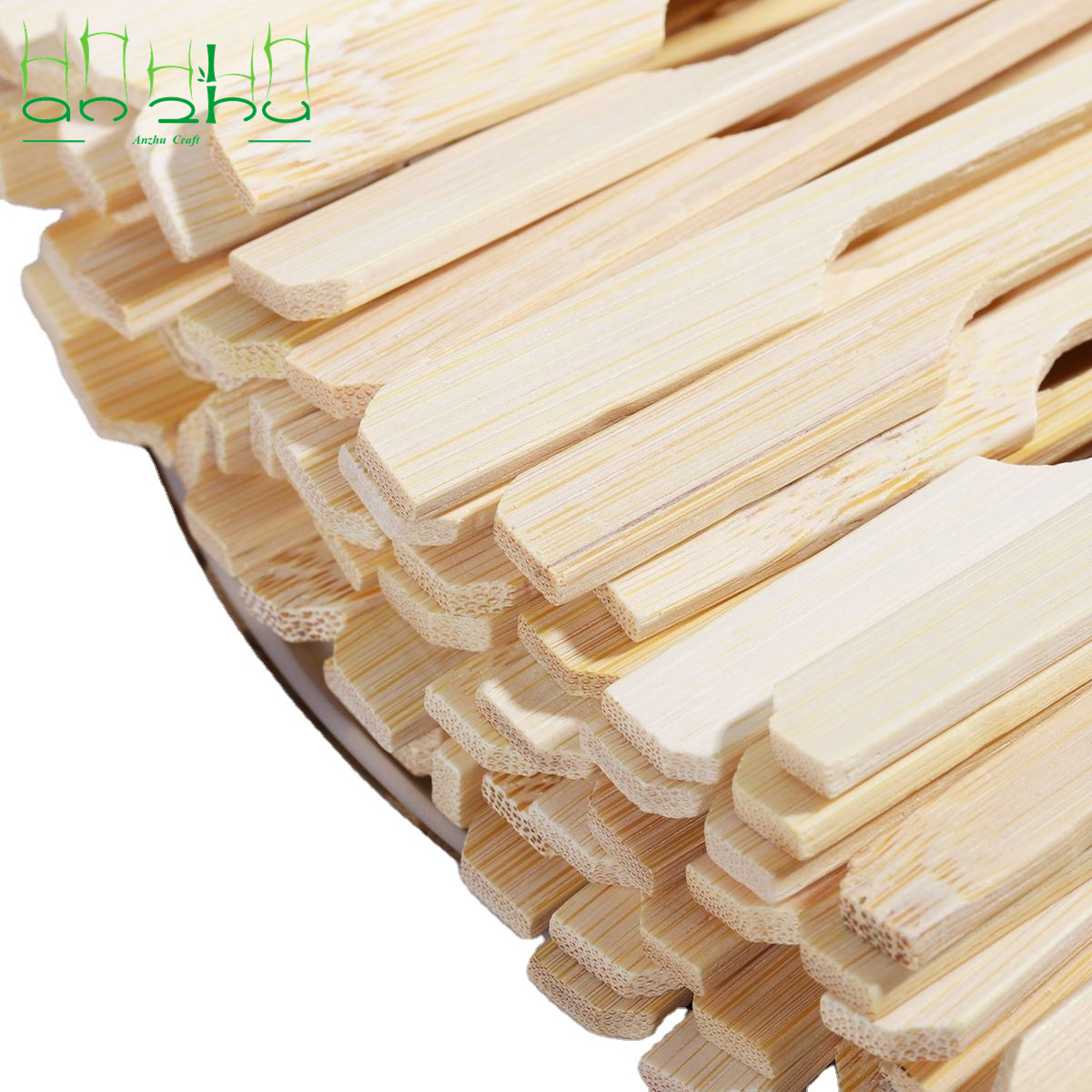 Customized Teppo bamboo skewer Disposable food grade disposable flat bbq bamboo skewer