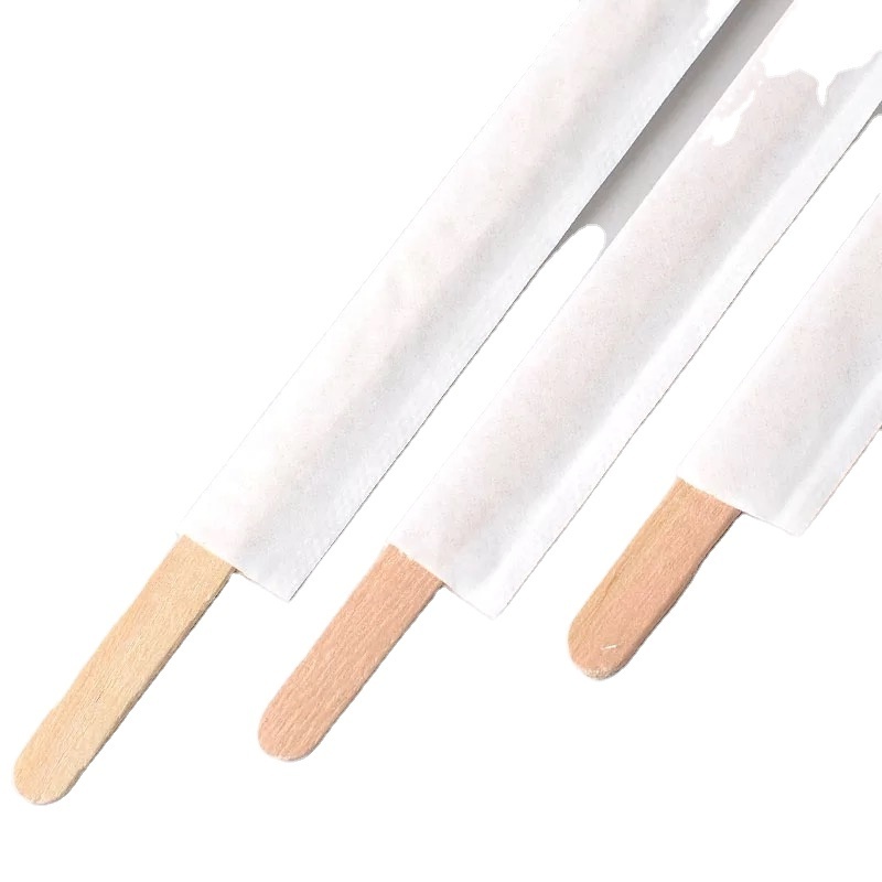 Factory price disposable birch wood coffee stir stick wooden coffee stirrer stick disposable coffee stir stick