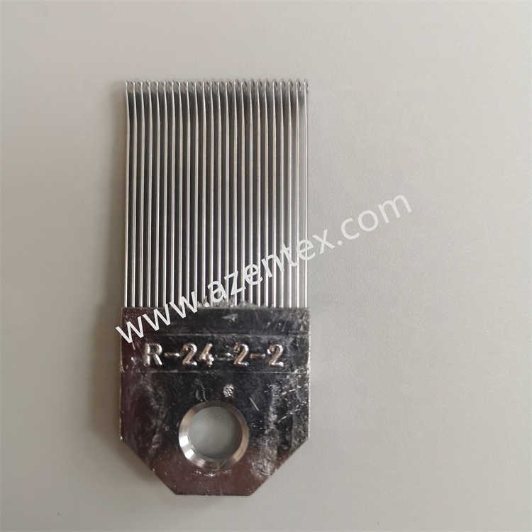 warper warping machine reed guide needle block R24 straight right left needle