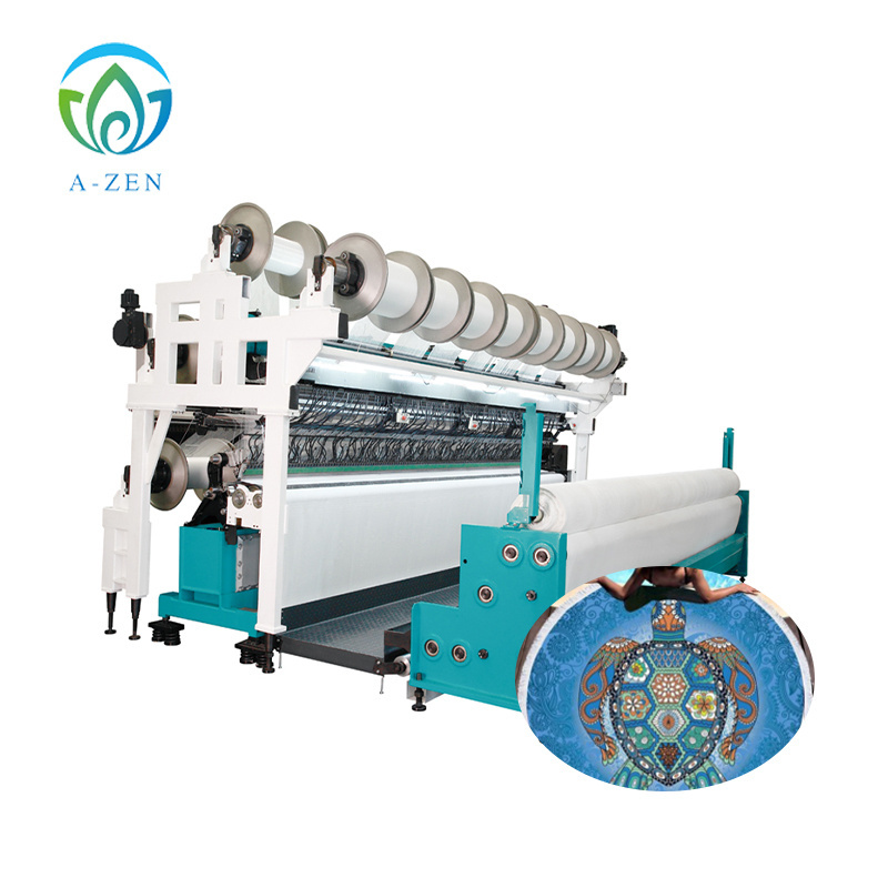 Factory price new terry jacquard warp knitting machine terry towel warp knitting machine