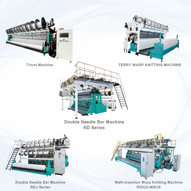 A-ZEN Manufactory Wholesale HKS3M pattern disc drive high speed warp knitting machine for NET FABRIC