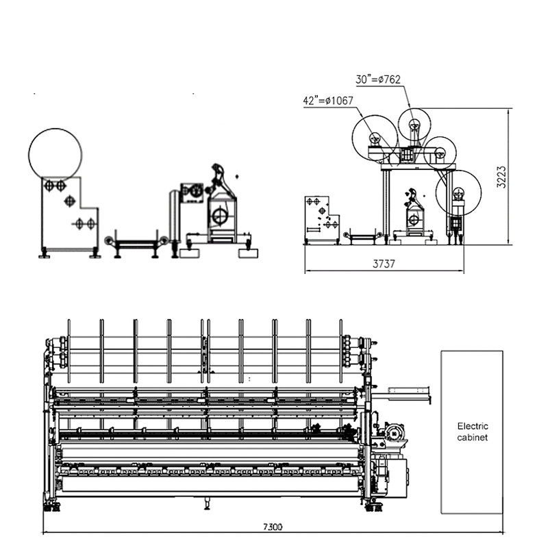 Factory price new terry jacquard warp knitting machine terry towel warp knitting machine