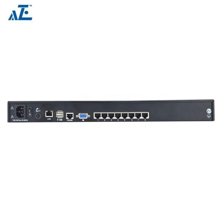 1U 19inch rackmount network IP console 8port server rack LCD Kvm Switch