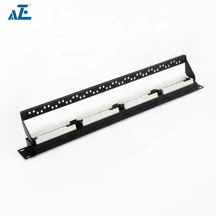 Cat6 Utp Copper 24 Port Patch Panel Network 1u Blank Patch Panel