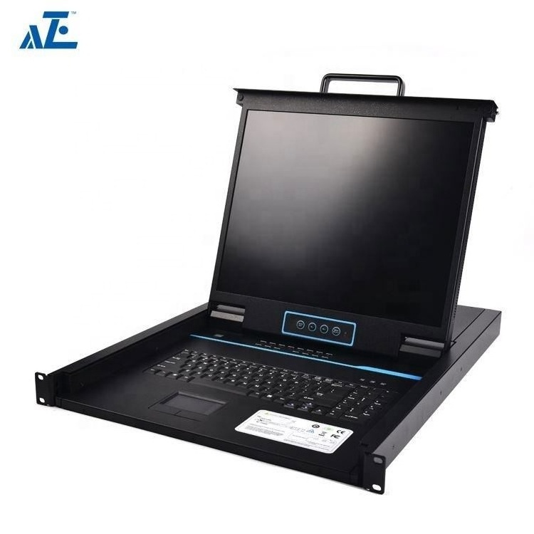 1U 19inch LCD IP KVM Switch 32 Port Console Digital Kvm Over Ip