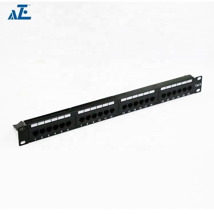 Cat6 Utp Copper 24 Port Patch Panel Network 1u Blank Patch Panel