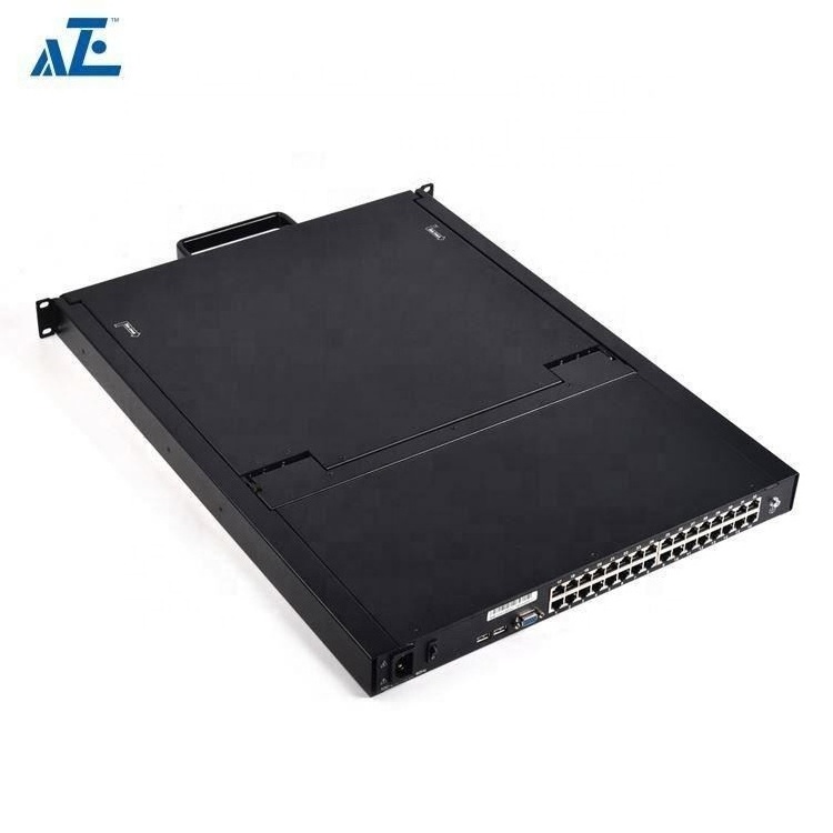 1u 32 Port Rackmount Portable KVM Console Switch 17inch LCD