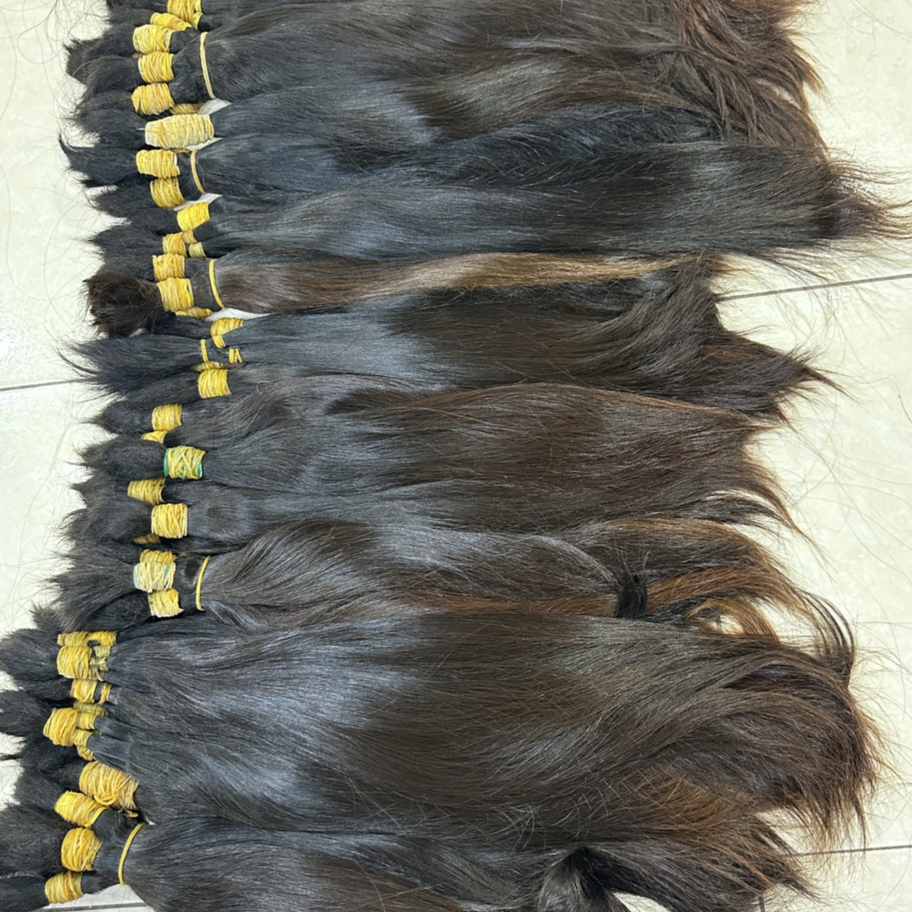 Best Selling Cambodia One Single Donor Raw Cuticle Aligned Hair Extensions Human Hair 100% Thick and Healthy End