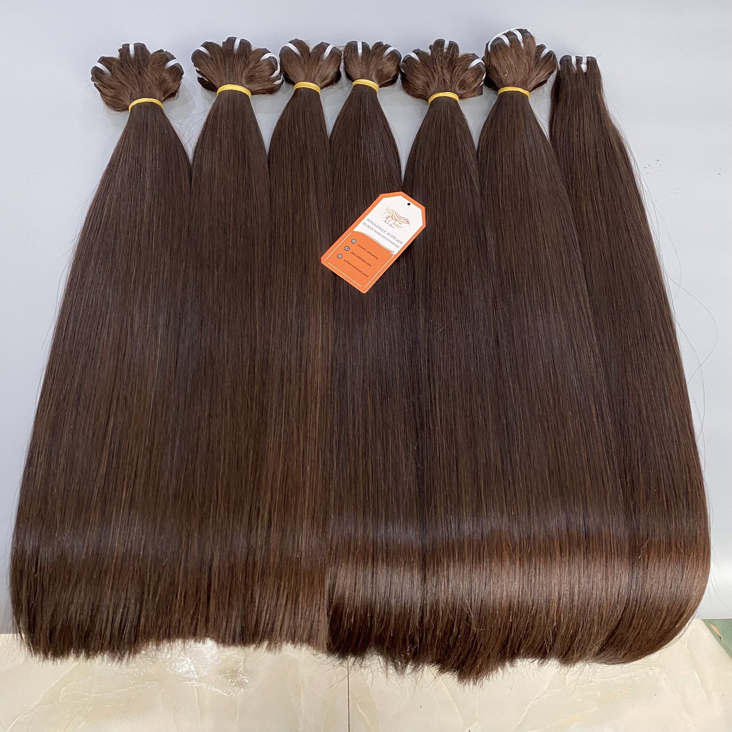 Newest Remy Human European Double Weft Hair Extensions 12A Double Drawn Russian Hair Machine Weft