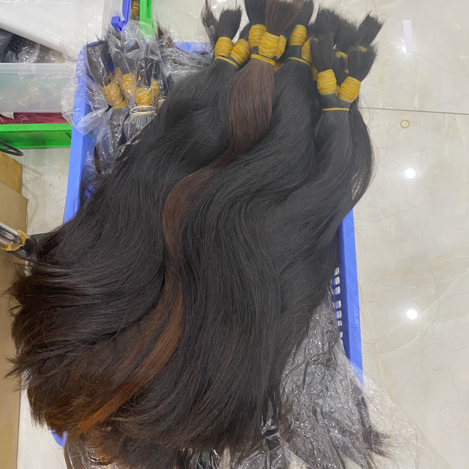 Best Selling Cambodia One Single Donor Raw Cuticle Aligned Hair Extensions Human Hair 100% Thick and Healthy End