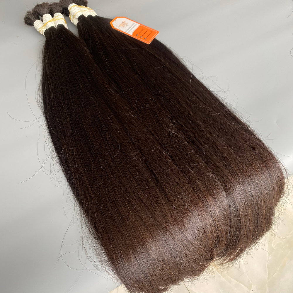 Cheap Wholesale Price FedEx Ship Raw Remy Natural Slavic Russian Human Hair Extensions Bulk Hair