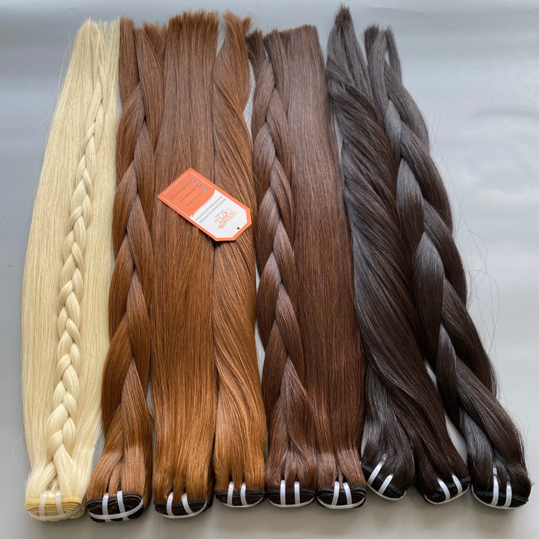 Wholesale Asian Pu Leather Weft Double Tab Weft Double Hair Extensions Drawing Virgin Hair Hole Genius Weft