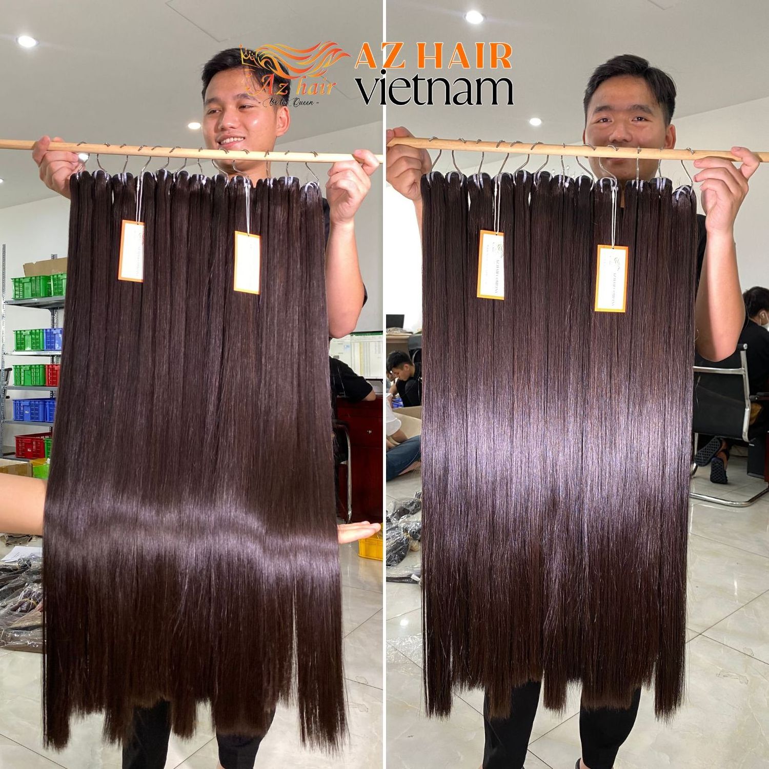 Best Seller Natural Color Vietnamese Bone Straight Human Hair, Raw Vietnamese Hair Vendor Length 6