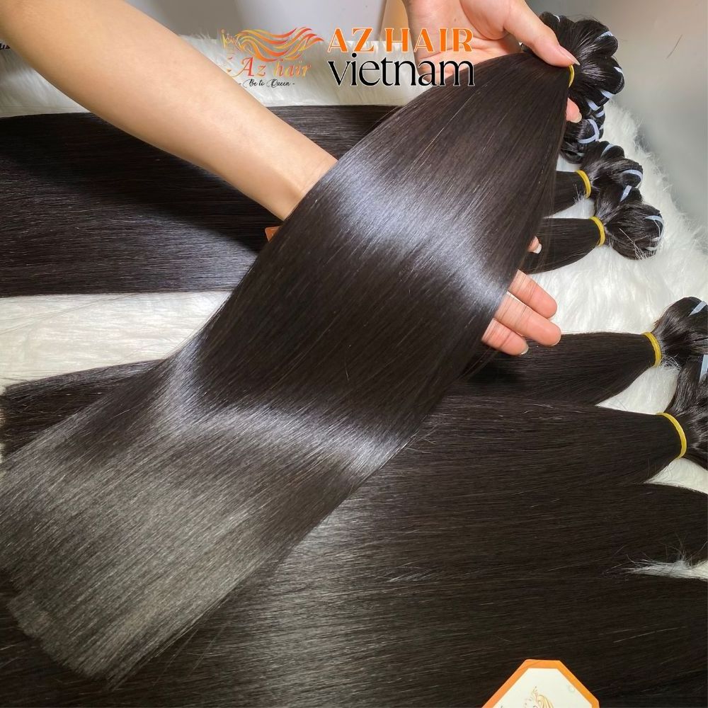 Weft Vietnamese Raw Hair Cuticle Aligned Super Double Drawn Weft Hair Extensions From Factory Hair Vendor