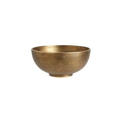 Brass Punch Bowl New Arrival Kitchen And Table Top Dinnerware Brass Round Design Gold Color Bowl For Serving Fruits Bowl