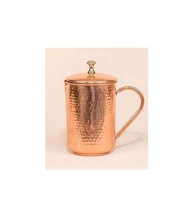 Fancy Plain And Hammers Design Copper Jug For Home Drinking Water Copper Serving Jug Wine Glass Jug Shiny Polish Cheap Price