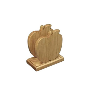 Modern Shape wood tissue box Customize Size single piece for Apple shape wood storage box wood tissue box For Hot Selling