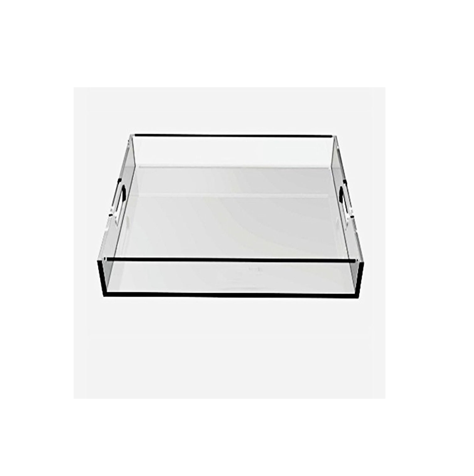 Customized Size Acrylic Tray For Kitchen Table Decorative Clear Acrylic Food Fruits Serving Tray Factory Price