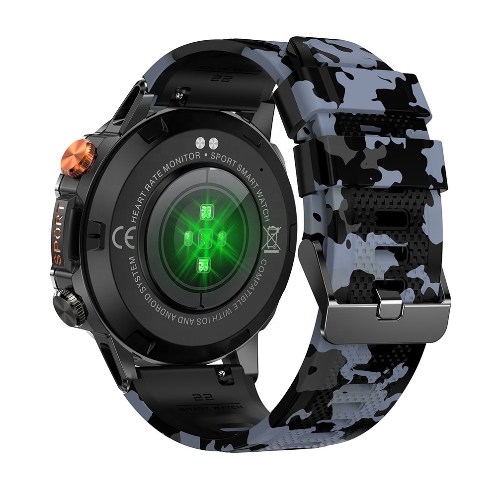 K59 Sports Outdoor Smart Watch 2024 1.43 Inch AMOLED Screen BT Calling Heart Rate Multiple Sports Smart Watch for Men