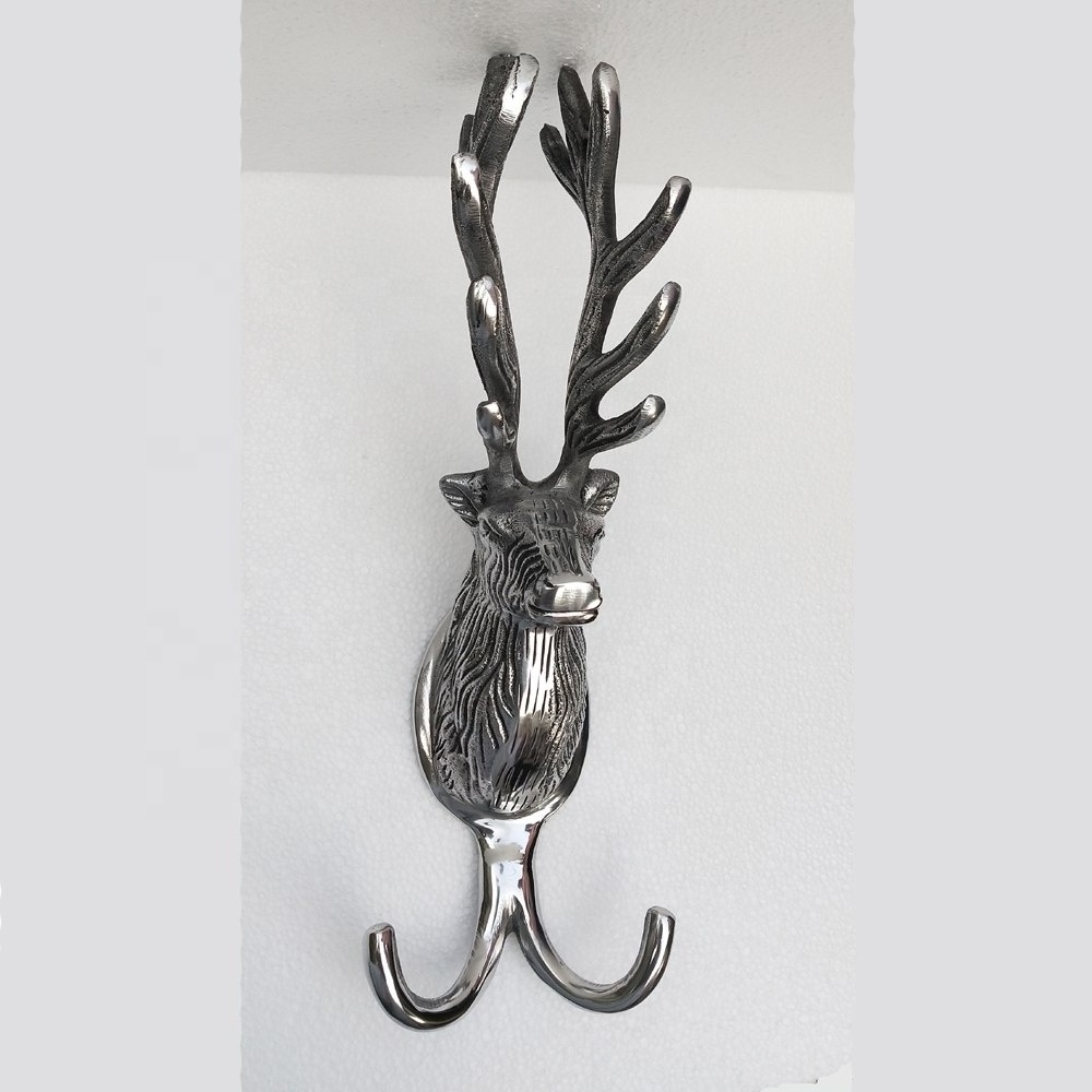 Large Deer Head Coat Hook Stag Wall Hook