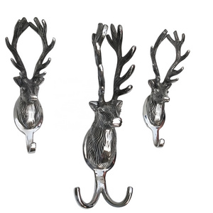 Large Deer Head Coat Hook Stag Wall Hook