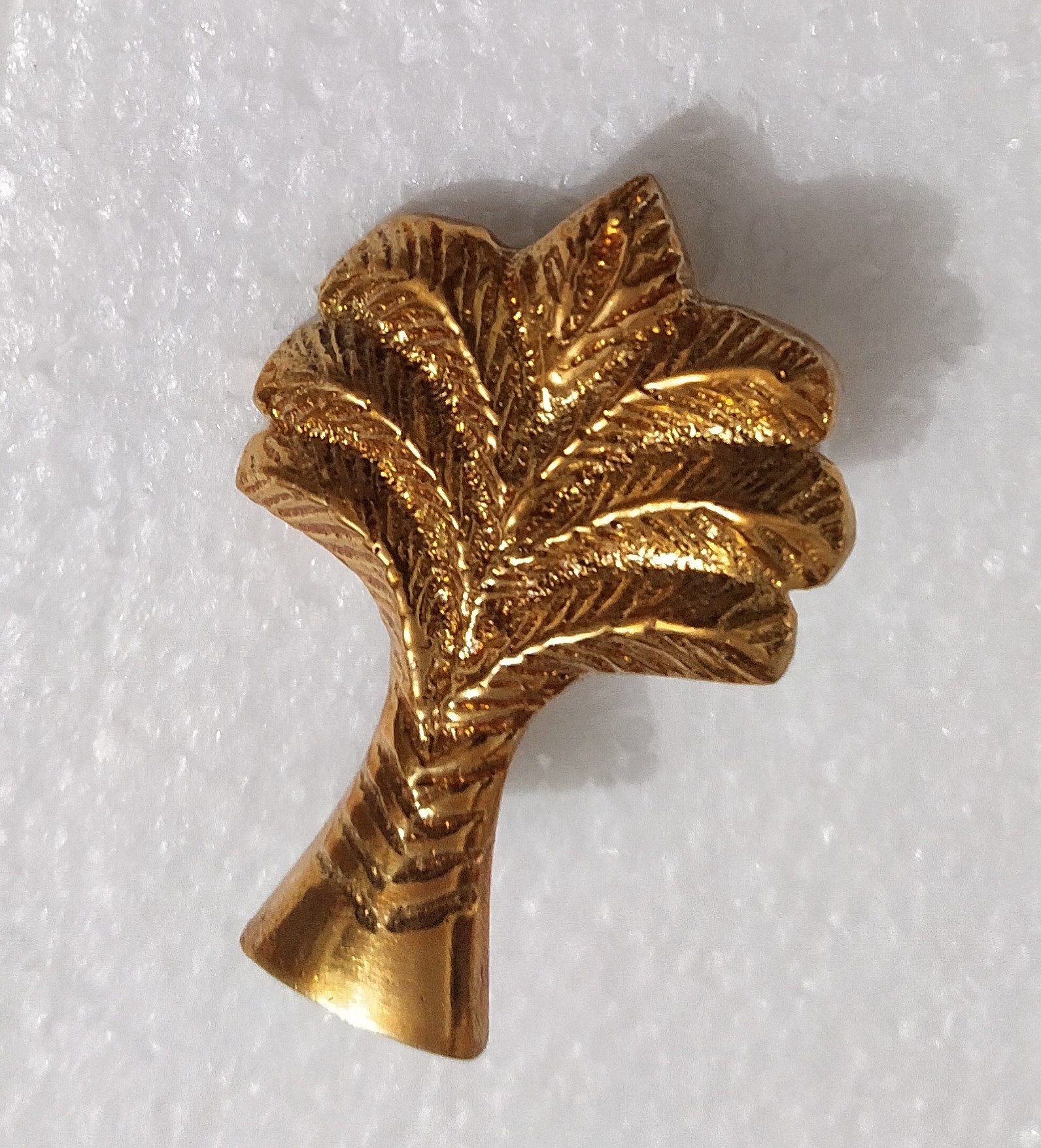 Solid Brass Gold Brass Cabinet Knobs and Pulls Mushroom High Quality Customized Cabinet Handle Knobs