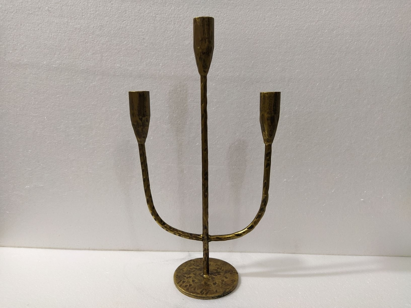 Iron candle holder 15 inches Customized Table Dinner Decorative Metal Candlestick Holder Candle Holder On Sale