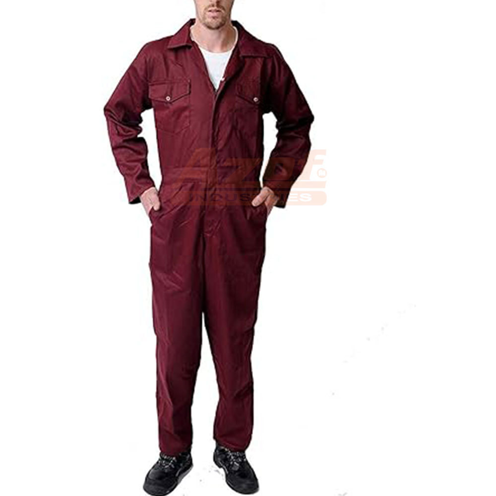 Factory Direct Cotton Fire Resistant Long Sleeve Workwear Work Clothes Work Uniform Whole Sale Rate Working Jumpsuit