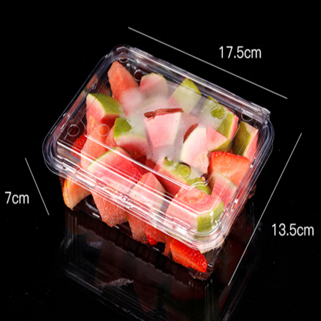 Transparent PET Plastic Blister Fresh Fruit Punnet Strawberry Clamshell Packing Box