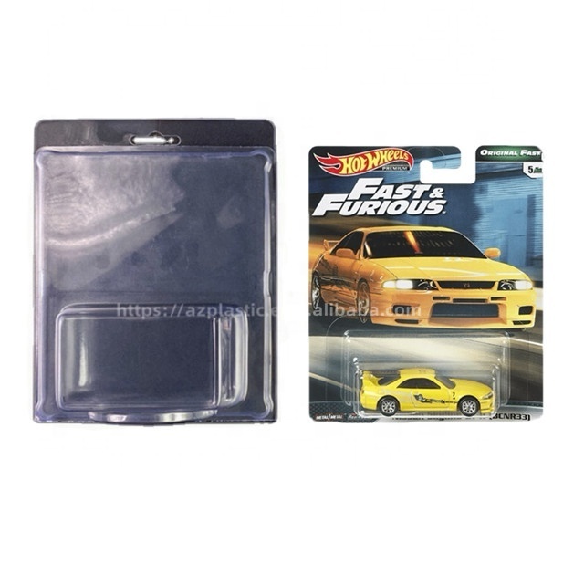 New Design Clear PVC/PET Plastic Toy Car Clamshell Blister Packaging Hotwheel Protector